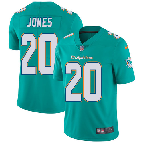 2019 men Miami Dolphins #20 Jones green Nike Vapor Untouchable Limited NFL Jersey
